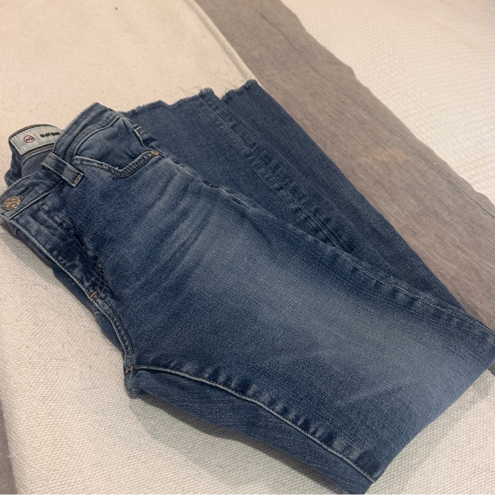 Ag Adriano Goldschmied Light Blue Denim  Skinny Jeans
